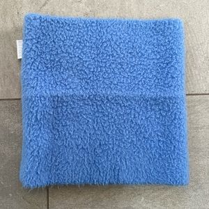 Fuzzy neck gaiter in sky blue shade! For child/teen - great in winter weather 🥶
